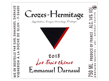 Domaine Emmanuel Darnaud - Crozes-Hermitage - Les Trois Chênes - Rouge - 2018