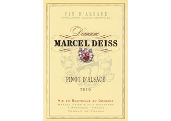 Marcel Deiss - Alsace - Pinot d'Alsace Blanc 2010