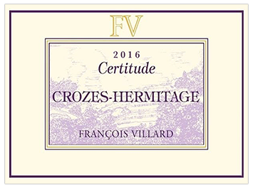 Domaine François Villard - Crozes-Hermitage - Certitude - Rouge - 2016