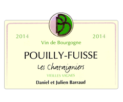 Domaine Daniel et Julien Barraud - Pouilly-Fuissé - Les Chataigniers Vieilles Vignes - Blanc - 2014