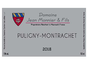 Domaine Jean Monnier & Fils - Puligny-Montrachet - Blanc - 2018