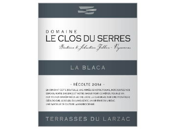Domaine le Clos du Serres - Terrasses du Larzac - La Blaca - Rouge - 2014