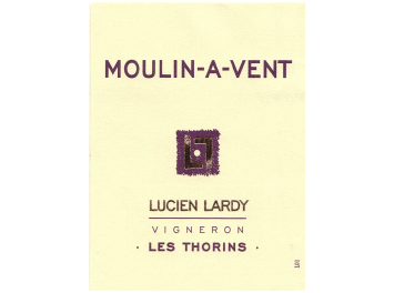 Lucien Lardy - Moulin à vent - Les Thorins - Rouge - 2013