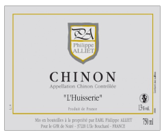 Philippe Alliet - Chinon - L'Huisserie - Rouge - 2015