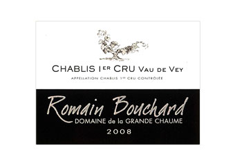 Romain Bouchard Domaine de la Grande Chaume - Chablis Premier Cru - Vau de Vey Blanc 2008