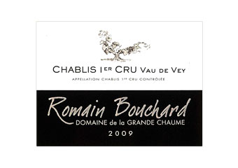 Domaine Romain Bouchard - Chablis Premier Cru - Vau de Vey Blanc 2009
