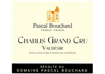 Pascal Bouchard - Chablis Grand Cru - Vaudésir Blanc 2009