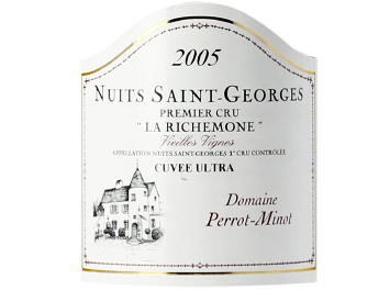 Domaine Perrot Minot - Nuits-Saint-Georges 1er Cru - La Richemone Vieilles Vignes Ultra - Rouge 2005
