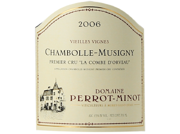 Domaine Perrot Minot - Chambolle-Musigny 1er Cru - La Combe d'Orveau Vieilles Vignes - Rouge - 2006