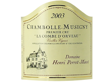 Domaine Perrot Minot - Chambolle-Musigny 1er Cru - La Combe d'Orveau Vieilles Vignes Rouge 2003