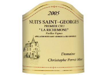 Domaine Perrot Minot - Nuits-Saint-Georges 1er Cru - Magnum La Richemone Vieilles Vignes Rouge 2005