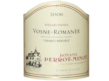Domaine Perrot Minot - Vosne-Romanée - Champs Perdrix Vieilles Vignes Rouge 2006
