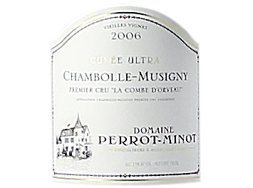 Domaine Perrot Minot Chambolle-Musigny 1er Cru La Combe d'Orveau V. V. Ultra - Rouge - 2006