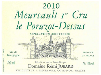 Domaine Remi Jobard - Meursault  Premier Cru - Poruzot Dessus - Blanc - 2007