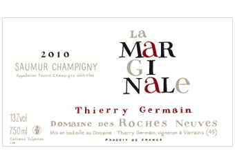 Domaine des Roches Neuves - Saumur Champigny - La Marginale Rouge 2010