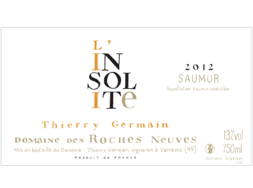Domaine des Roches Neuves - Saumur - Insolite - Blanc - 2012