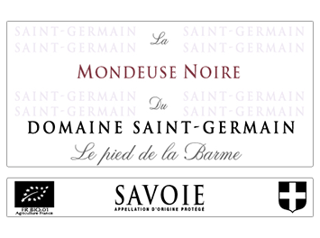 Domaine Saint-Germain - Vin de Savoie - La Mondeuse Noire - Le Pied de la Barme - Rouge - 2018