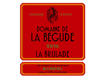 Domaine de la Bégude - Bandol - La Brulade - Rouge - 2016