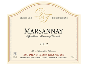 Dupont-Tisserandot - Marsannay - Rouge - 2012