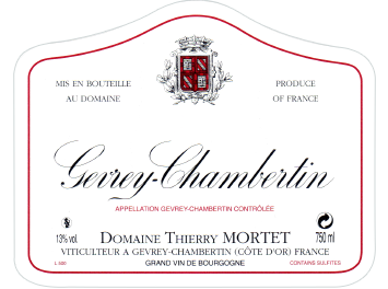 Domaine Thierry Mortet - Gevrey-Chambertin - Rouge - 2014