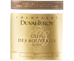 Duval Leroy - Champagne - Clos des Bouveries - Blanc - 2005