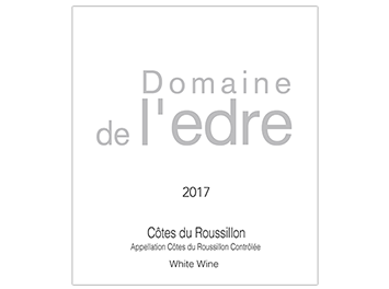 Domaine de l'edre - Côtes du Roussillon - Blanc - 2017