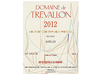 Domaine de Trévallon - IGP Alpilles - Rouge - 2012