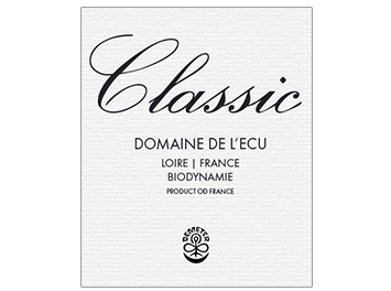 Domaine de l'écu  - Muscadet Sèvre et Maine - Classic - Blanc - 2015