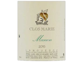 Clos Marie - Coteaux du Languedoc - Manon - Blanc - 2015
