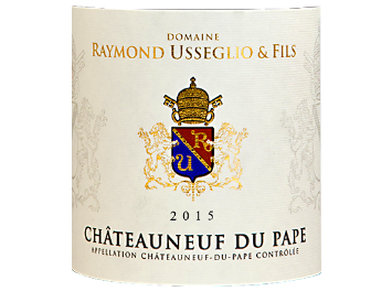 Domaine Raymond Usseglio - Châteauneuf-du-Pape - Rouge - 2015
