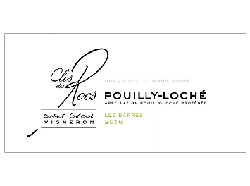 Clos des Rocs  - Pouilly-Loché - Les Barres - Blanc - 2016