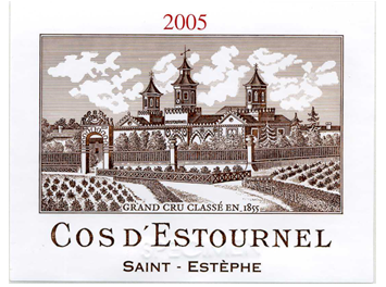 Chateau Cos d'Estournel - Saint-Estèphe - Rouge - 2005
