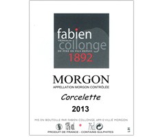 Domaine Fabien Collonge - Morgon - Corcelette - Rouge - 2013