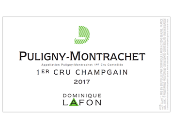 Dominique Lafon - Puligny-Montrachet 1er Cru - Champ Gain - Blanc - 2017