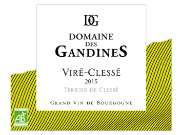 Domaine des Gandines - Viré-Clessé - Terroir de Clessé - Blanc - 2015