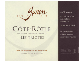 Domaine Garon - Côte Rotie - Les Triotes - Rouge - 2011