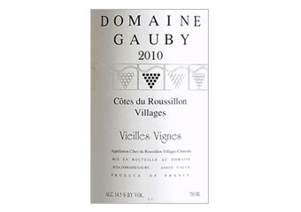 Domaine Gauby - Côtes du Roussillon Villages - Vieilles Vignes Rouge 2010