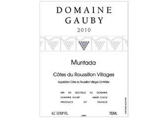 Domaine Gauby - Côtes du Roussillon Villages - Muntada Rouge 2010