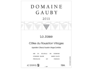 Domaine Gauby - Côtes du Roussillon Villages  - La Jasse - Rouge - 2011