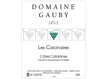 Domaine Gauby - IGP Côtes Catalanes - Les Calcinaires - Blanc - 2012