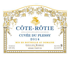 Domaine Gilles Barge - Côte Rôtie - Cuvée du Plessy - Rouge - 2014