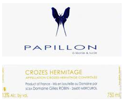 Gilles ROBIN - Crozes-Hermitage - Papillon - Rouge - 2013