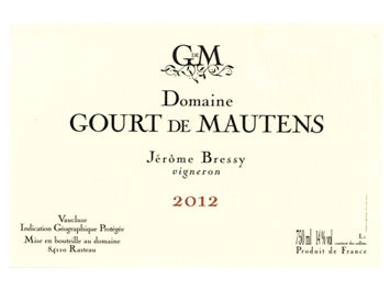 Domaine Gourt de Mautens - IGP Vaucluse - Rouge - 2012