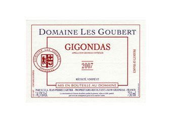 Domaine Les Goubert - Gigondas - Rouge 2007