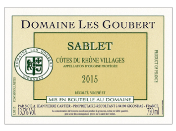 Domaine Les Goubert - Côtes du Rhône Villages - Sablet - Blanc - 2015