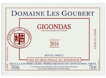 Domaine Les Goubert - Gigondas - Rouge - 2016
