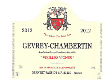 Domaine Geantet Pansiot - Gevrey Chambertin - Vieilles Vignes - Rouge - 2012