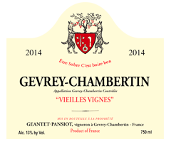 Domaine Geantet Pansiot - Gevrey-Chambertin - Vieilles Vignes - Rouge - 2014