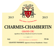 Domaine Geantet Pansiot - Charmes-Chambertin Grand Cru - Rouge - 2015