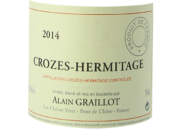 Domaine Alain Graillot - Crozes Hermitage - Blanc - 2014